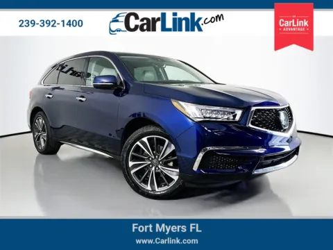 Blue 2020 Acura MDX Technology for sale in Fort Myers, FL