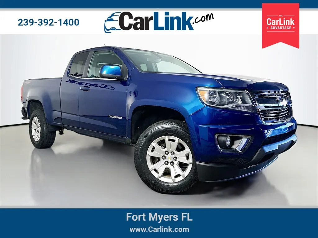 Blue 2019 Chevrolet Colorado LT for sale in Fort Myers, FL