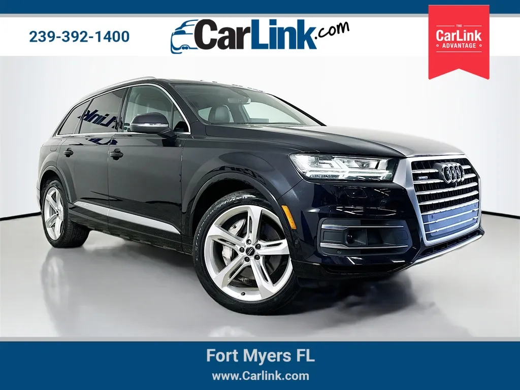 Black 2019 Audi Q7 55 Prestige for sale in Fort Myers, FL