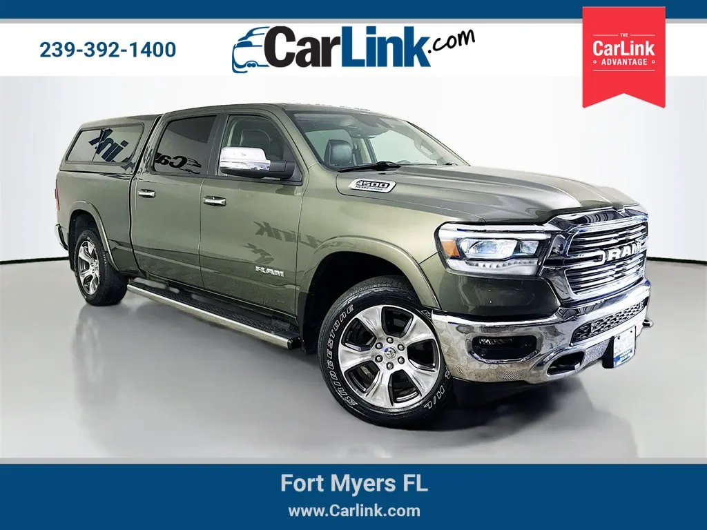 Green 2021 Ram 1500 Laramie for sale in Fort Myers, FL