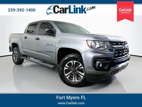 Gray 2021 Chevrolet Colorado Z71 for sale in Fort Myers, FL