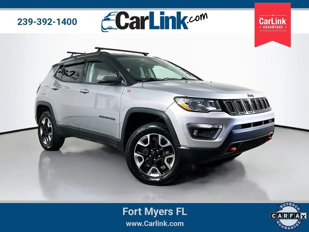 Silver 2018 Jeep Compass Trailhawk for sale in Fort Myers, FL