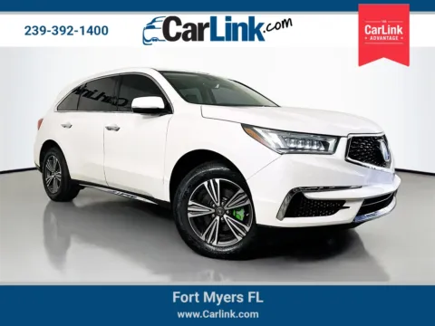 White 2018 Acura MDX 3.5L for sale in Fort Myers, FL