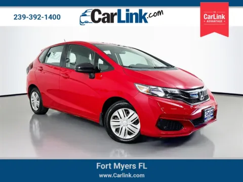 Red 2019 Honda Fit LX for sale in Fort Myers, FL