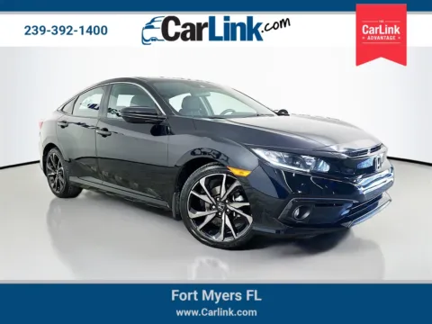 Black 2019 Honda Civic Sport for sale in Fort Myers, FL