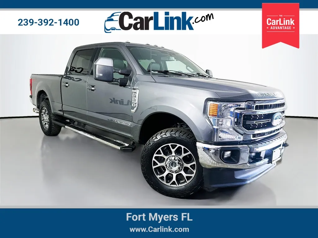 Gray 2022 Ford F-250SD Lariat for sale in Fort Myers, FL