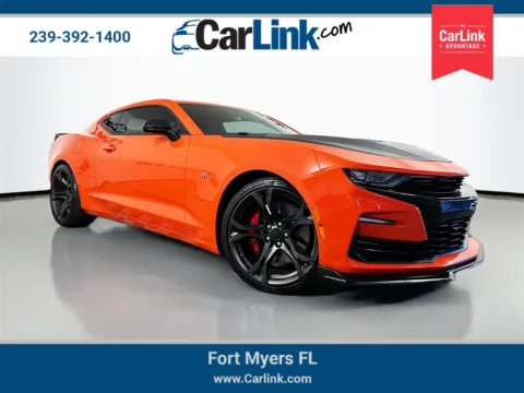 Orange 2019 Chevrolet Camaro SS for sale in Fort Myers, FL