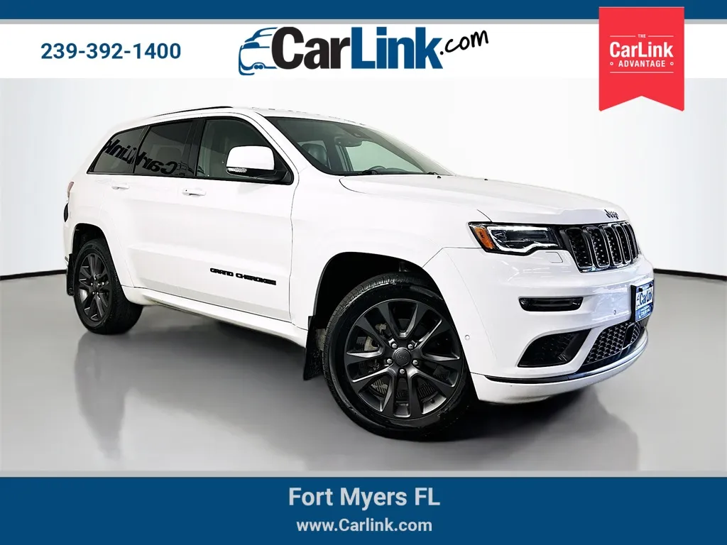 White 2018 Jeep Grand Cherokee High Altitude for sale in Fort Myers, FL