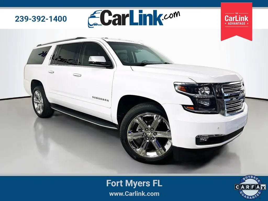 White 2018 Chevrolet Suburban Premier for sale in Fort Myers, FL