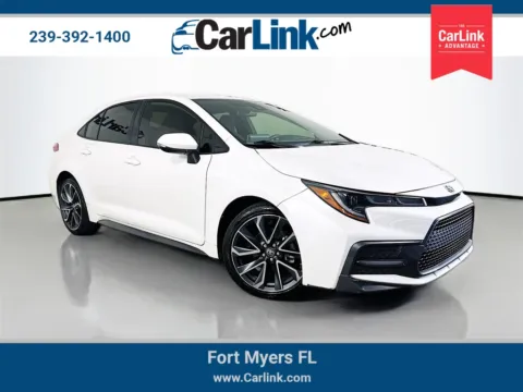 White 2020 Toyota Corolla SE for sale in Fort Myers, FL