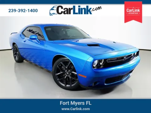 Blue 2015 Dodge Challenger SXT for sale in Fort Myers, FL