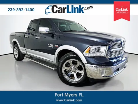 Blue 2018 Ram 1500 Laramie for sale in Fort Myers, FL