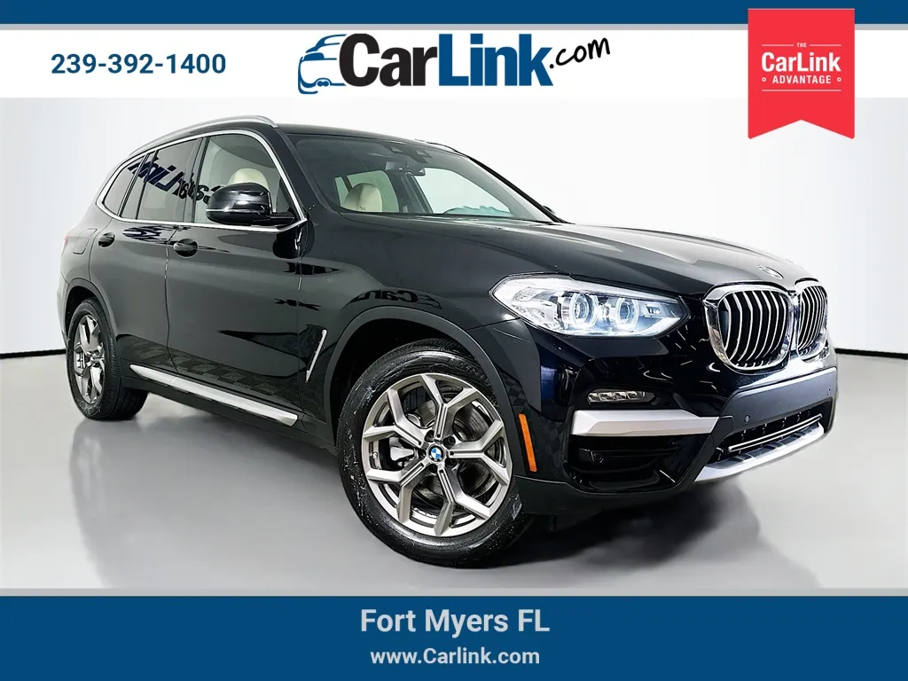 Black 2020 BMW X3 sDrive30i for sale in Fort Myers, FL