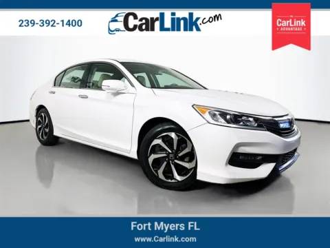 White 2016 Honda Accord EX-L for sale in Fort Myers, FL