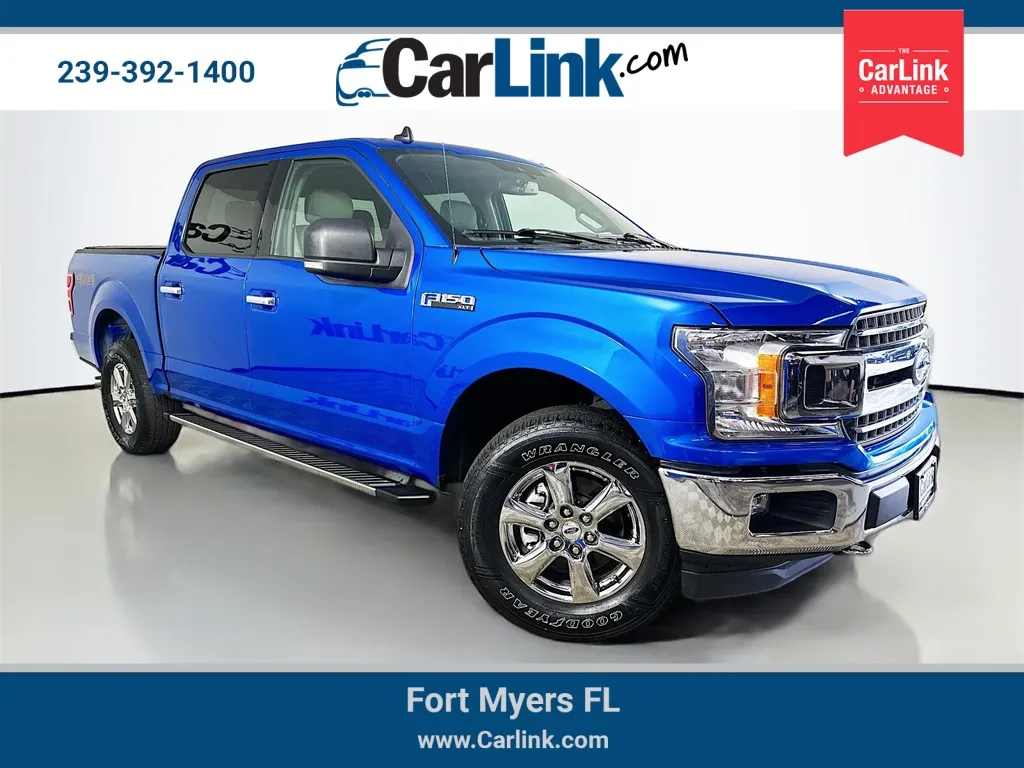 Blue 2019 Ford F-150 XLT for sale in Fort Myers, FL