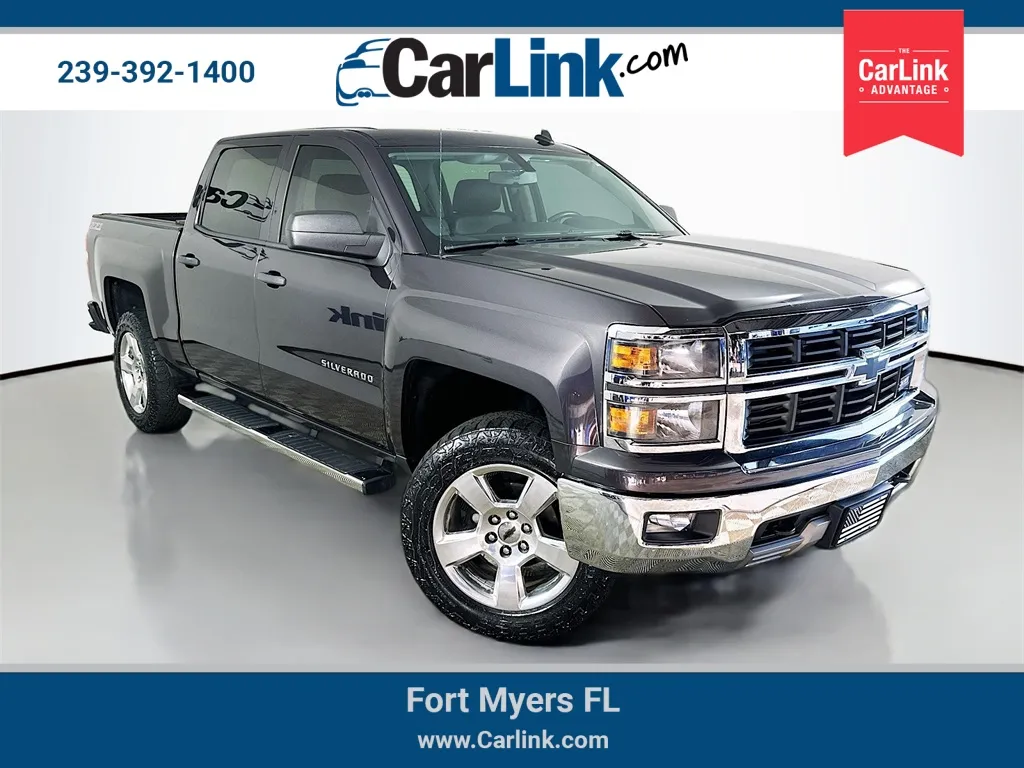 Gray 2014 Chevrolet Silverado 1500 LT for sale in Fort Myers, FL