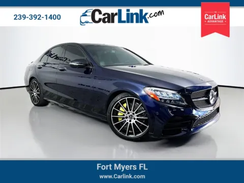 Blue 2020 Mercedes-Benz C-Class C 300 for sale in Fort Myers, FL