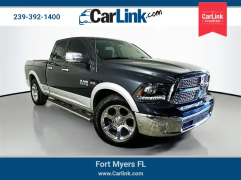 Blue 2018 Ram 1500 Laramie for sale in Fort Myers, FL