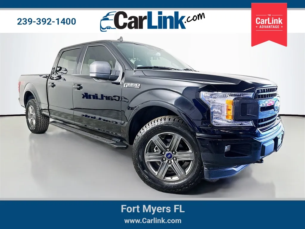 Black 2020 Ford F-150 XLT for sale in Fort Myers, FL