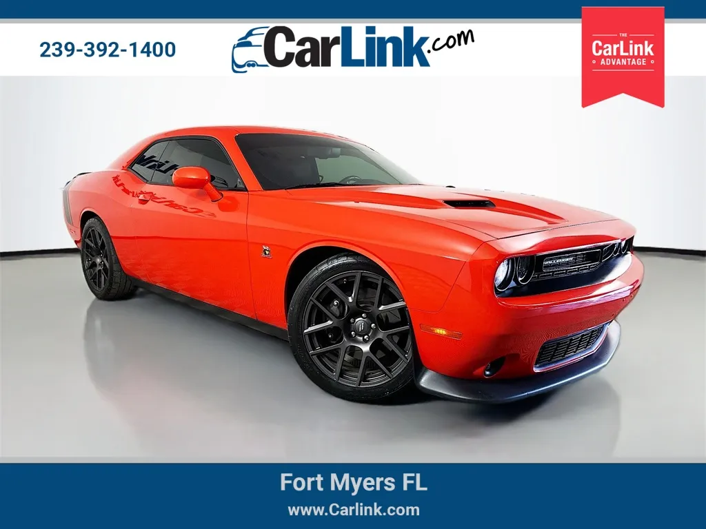 Orange 2018 Dodge Challenger R/T Scat Pack for sale in Fort Myers, FL