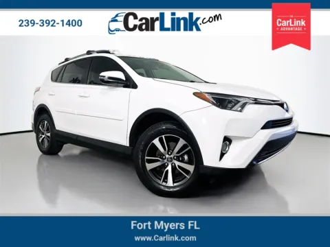 White 2017 Toyota RAV4 XLE for sale in Fort Myers, FL