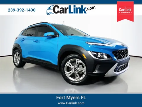 Blue 2022 Hyundai Kona SEL for sale in Fort Myers, FL