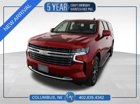 Red 2021 Chevrolet Suburban LT for sale in Columbus, NE