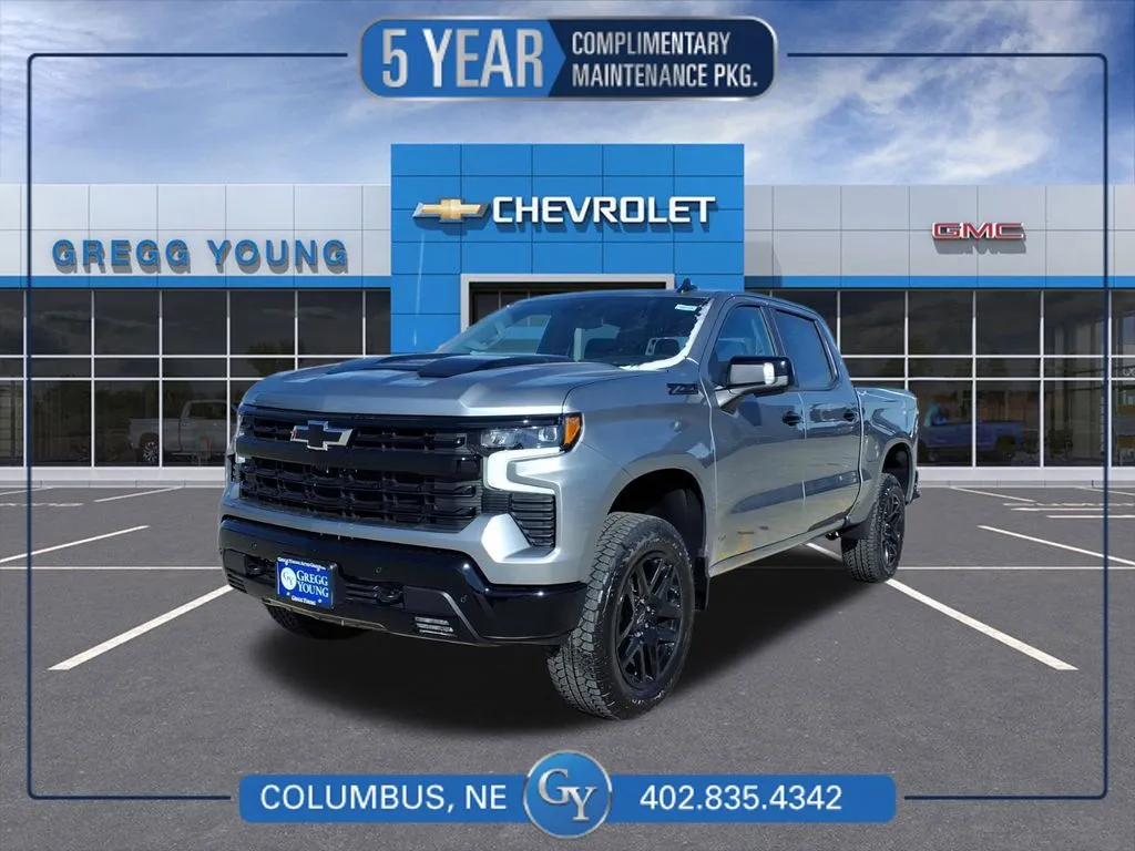 Gray 2026 Chevrolet Silverado 1500 LT Trail Boss for sale in Columbus, NE