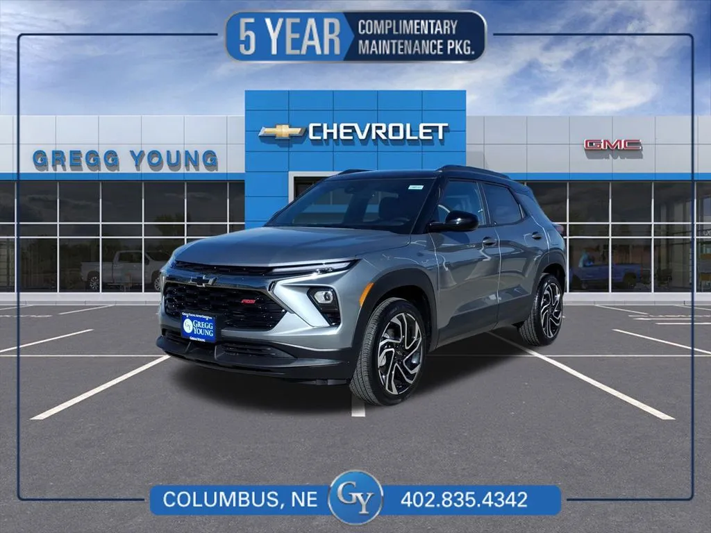 Gray 2026 Chevrolet TrailBlazer RS for sale in Columbus, NE