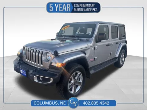Silver 2018 Jeep Wrangler Unlimited Sahara for sale in Columbus, NE