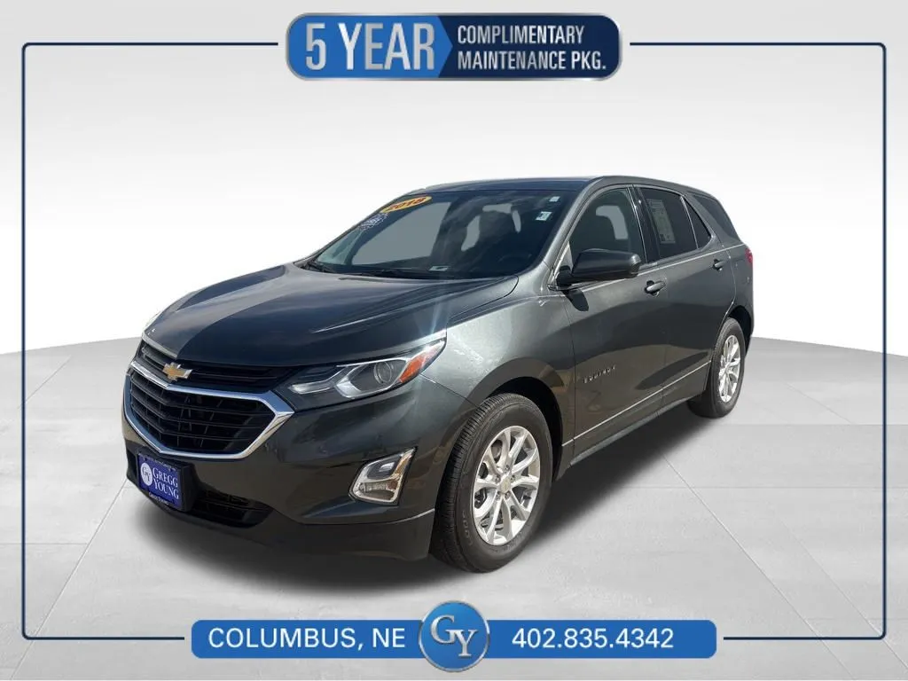 Gray 2018 Chevrolet Equinox LT for sale in Columbus, NE