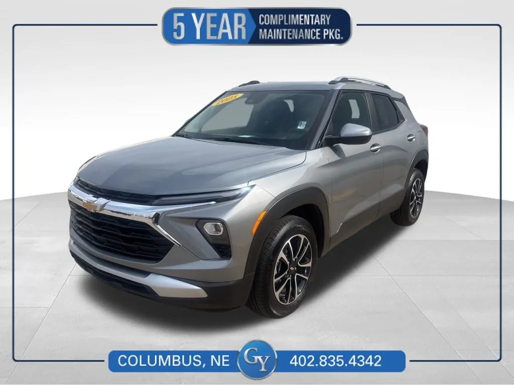 Gray 2025 Chevrolet TrailBlazer LT for sale in Columbus, NE