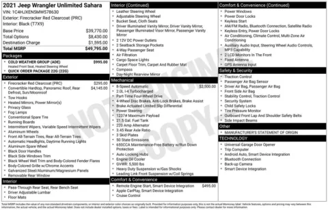 Photos of 2021 Jeep Wrangler Unlimited Sahara for sale in Columbus, NE at Gregg Young Chevrolet GMC of Columbus