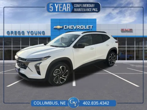 White 2026 Chevrolet Trax 2RS for sale in Columbus, NE