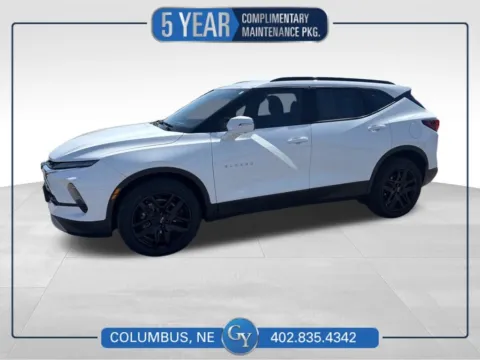 White 2023 Chevrolet Blazer LT for sale in Columbus, NE