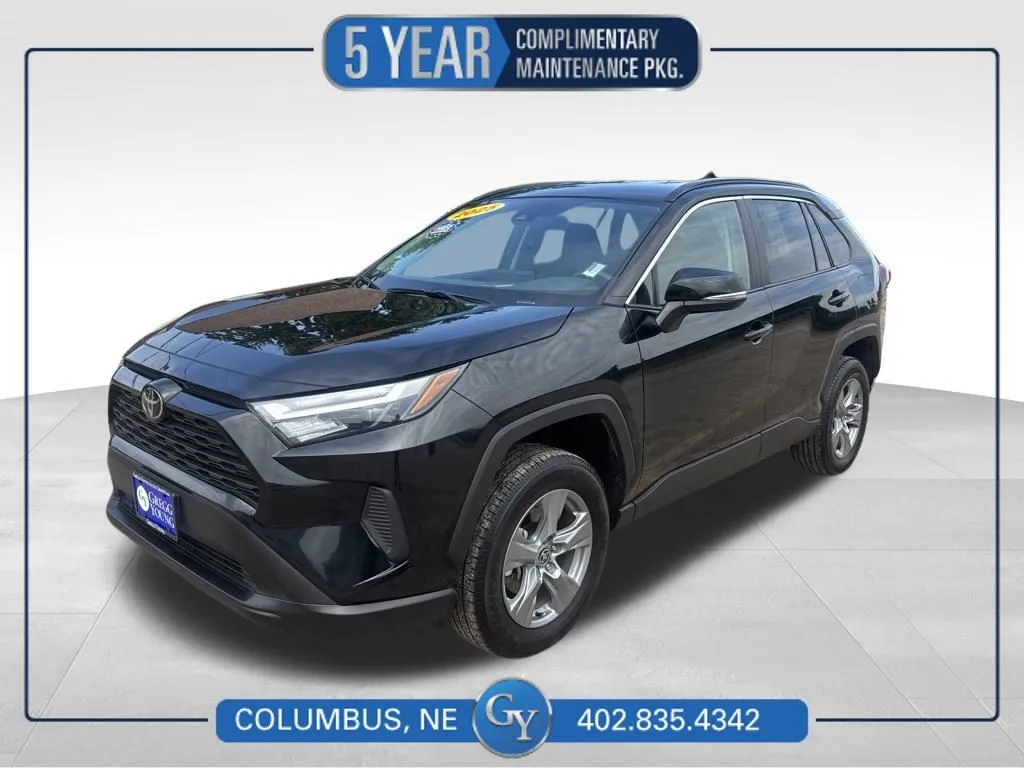 Black 2025 Toyota RAV4 XLE for sale in Columbus, NE