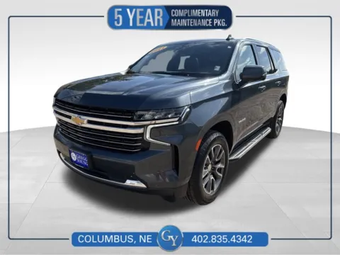 Gray 2021 Chevrolet Tahoe LT for sale in Columbus, NE