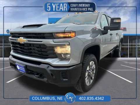 Gray 2026 Chevrolet Silverado 2500 HD Custom for sale in Columbus, NE