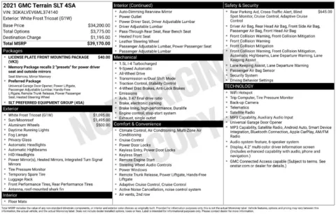 Photos of 2021 GMC Terrain SLT for sale in Columbus, NE at Gregg Young Chevrolet GMC of Columbus