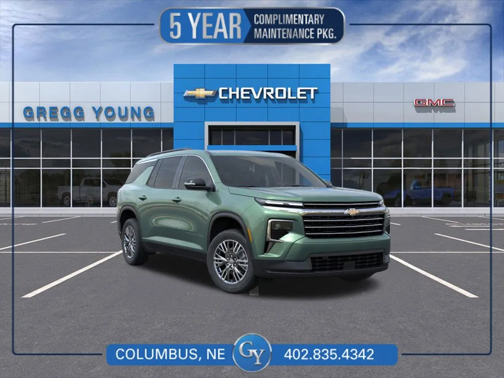Green 2027 Chevrolet Traverse LT for sale in Columbus, NE