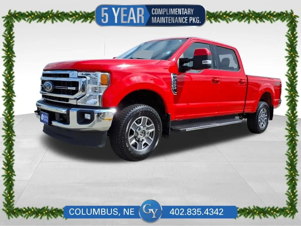Red 2020 Ford F-250SD Lariat for sale in Columbus, NE