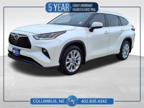 White 2020 Toyota Highlander Limited for sale in Columbus, NE