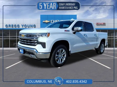 White 2025 Chevrolet Silverado 1500 LTZ for sale in Columbus, NE