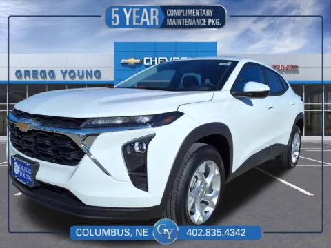White 2026 Chevrolet Trax LS for sale in Columbus, NE