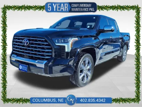 Black 2023 Toyota Tundra Hybrid Capstone for sale in Columbus, NE