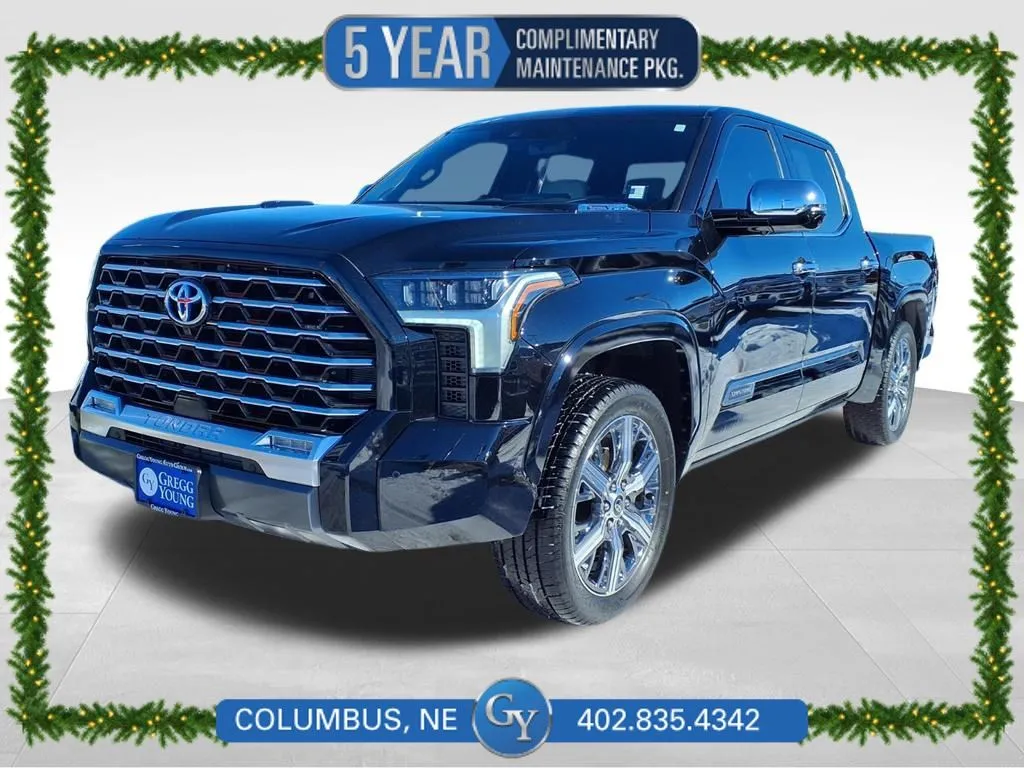 Black 2023 Toyota Tundra Hybrid Capstone for sale in Columbus, NE