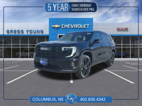 Black 2026 GMC Acadia Elevation for sale in Columbus, NE