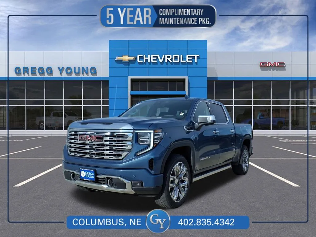 Blue 2026 GMC Sierra 1500 Denali for sale in Columbus, NE