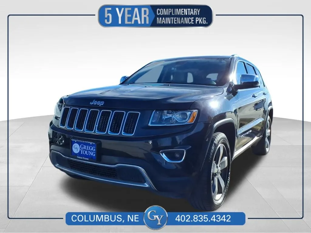 Black 2016 Jeep Grand Cherokee Limited for sale in Columbus, NE