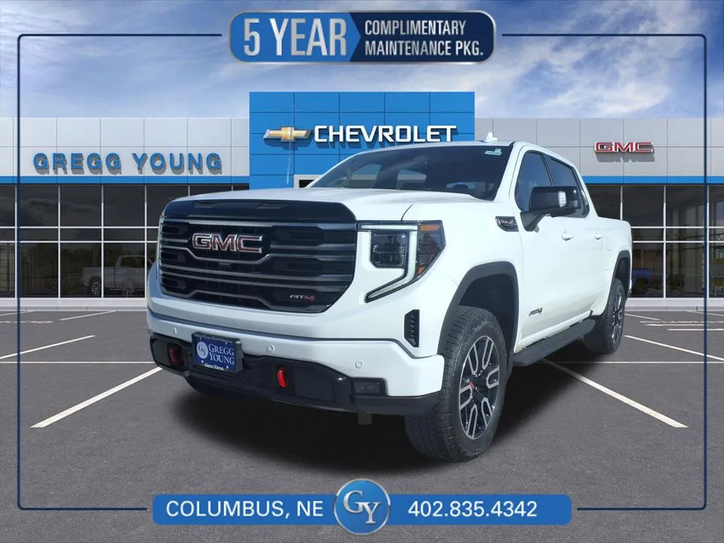 White 2026 GMC Sierra 1500 AT4 for sale in Columbus, NE